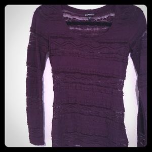 Express lace blouse