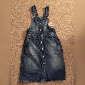 Denim jumper dress - never worn