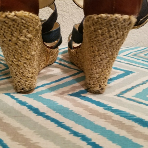 Blueish-green/Brown Wedges - Picture 3 of 3