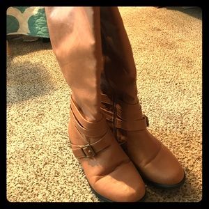 Like New Wide Calf Brown boots