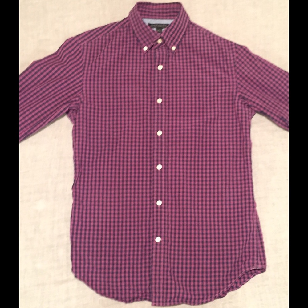 Banana Republic Tailored Slim Fit Soft Wash Shirt