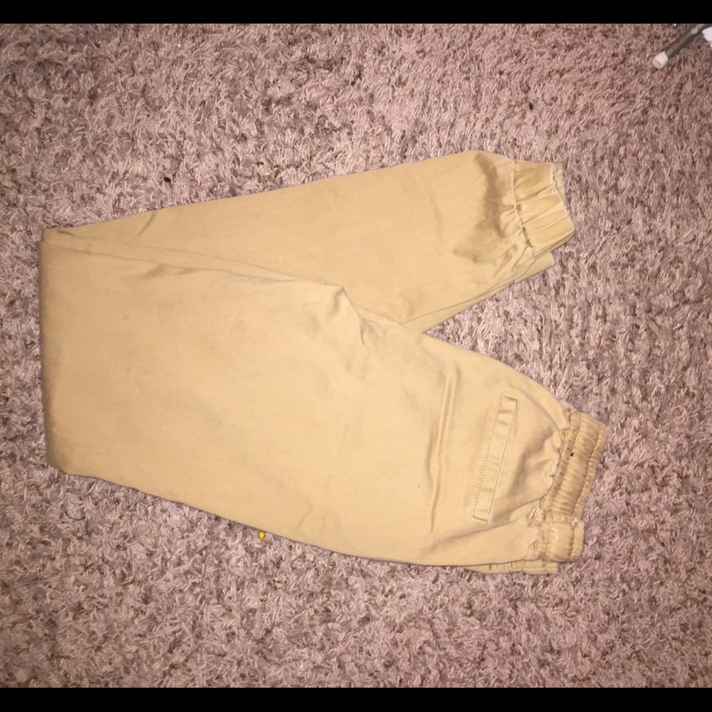 khaki joggers