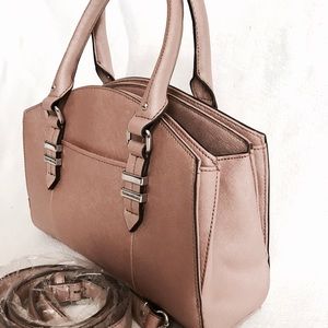 Tignanello Pink Champaign Handbag with strap