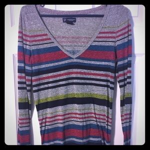 American Eagle Long Sleeve V neck