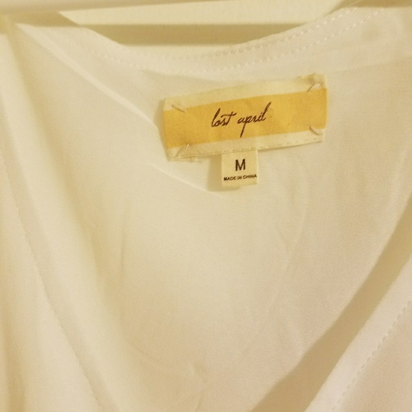 open shoulder dress shirt - Picture 5 of 5