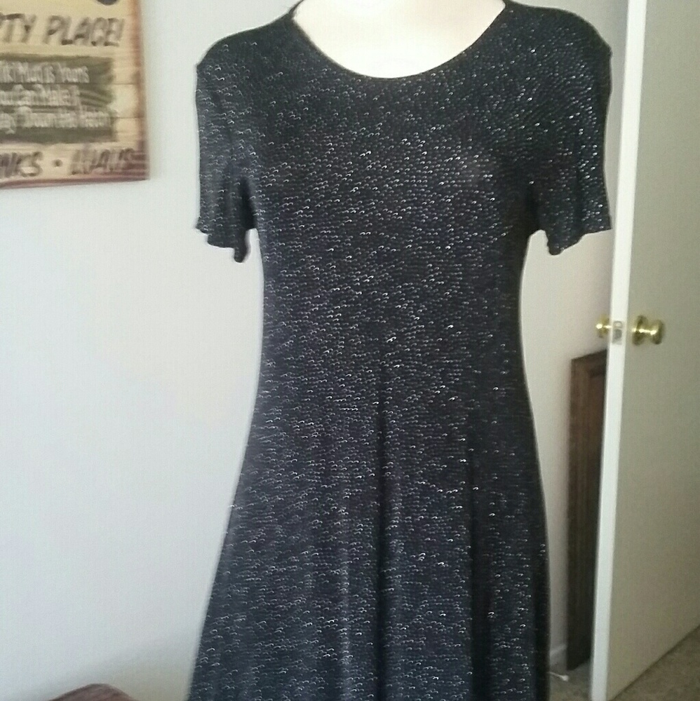Black Sequin Dress