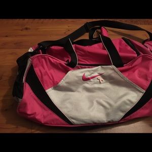 Pink Nike Duffle Bag