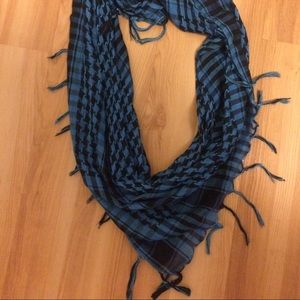 Blue scarf