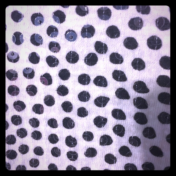 Old navy long sleeve sequined tee - Picture 2 of 3