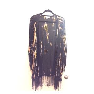 Urban Outfitters Fringe Kimono