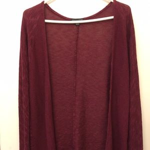 Burgundy Cardigan