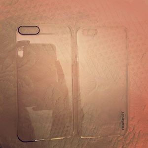💗 bundle of 2 clear iPhone 6+/6s+ phone cases!