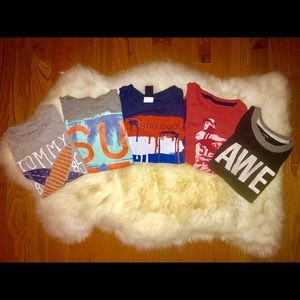5 Crew Neck T shirts