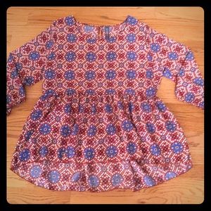 Allison Joy high low peplum top from Evereve