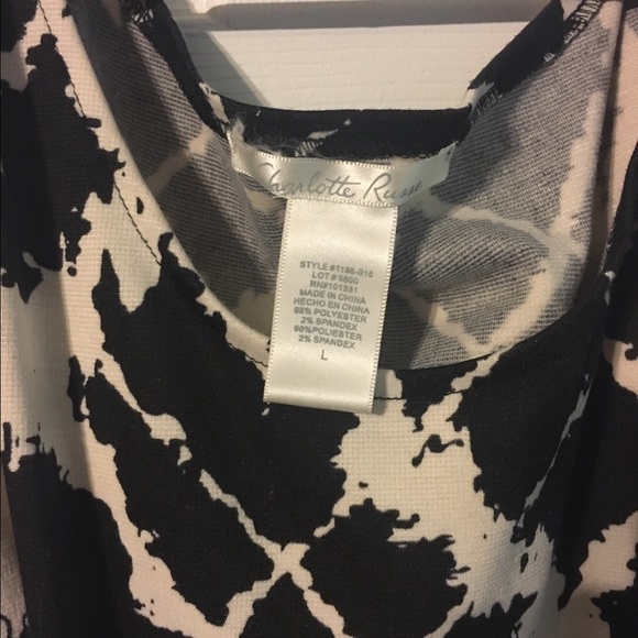 Charlotte Russe swoop neck, belted dress - Picture 3 of 3