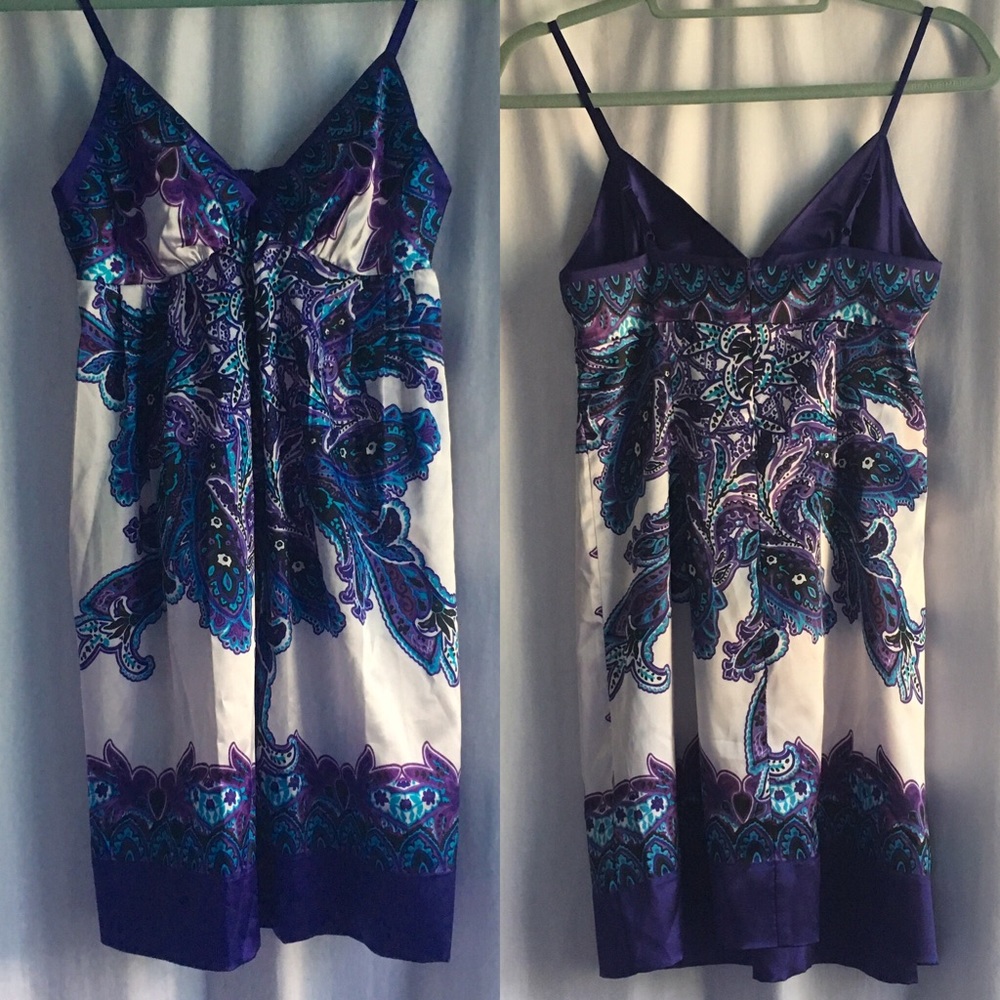 Purple Paisley Dress!