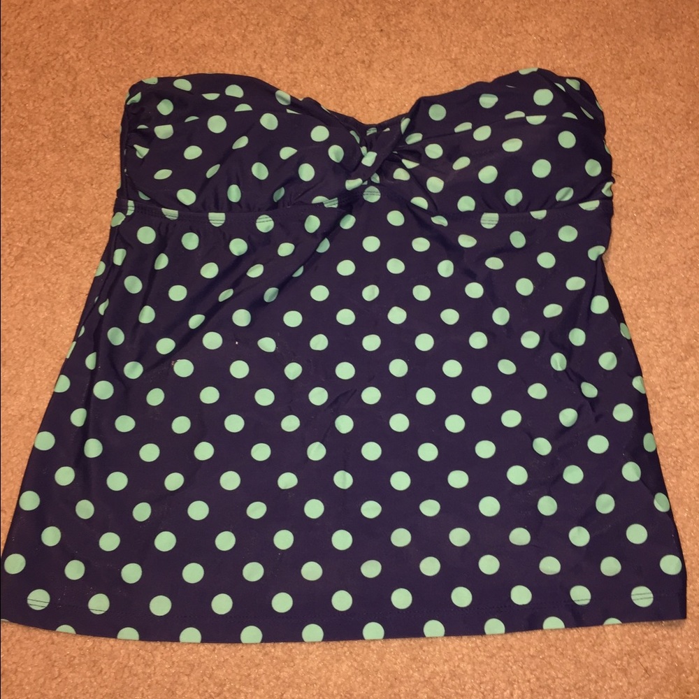 Strapless tankini top