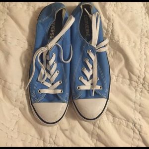 Sky Blue Converse Dainty Low Tops