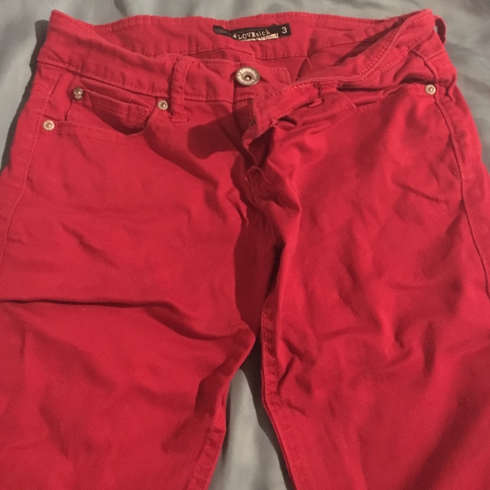 Red LOVEsick jeans