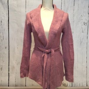 Laura Clement Purple Lilac Sweater with Belt