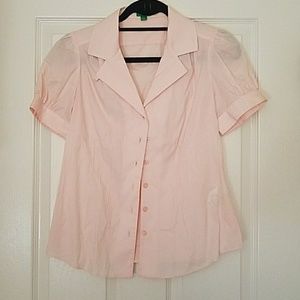 United Colors of Benetton Pink Dress Shirt small