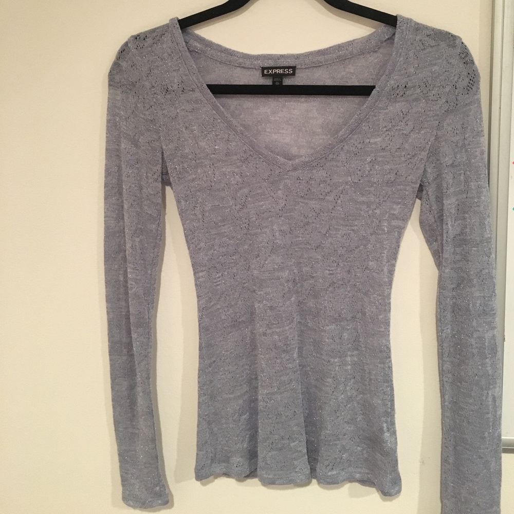 Express V-neck sweater