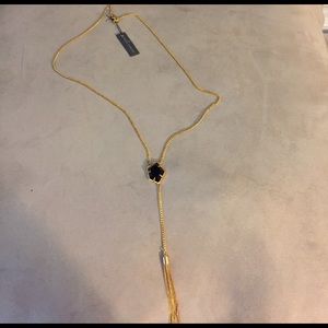 Vince Camuto black pendant necklace