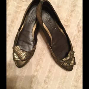 Talbots Metallic Flats