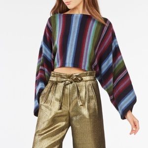 Gorgeous & unique cropped sweater