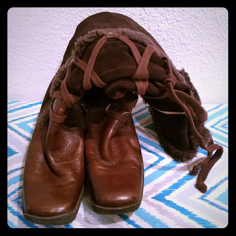 Chocolate Brown/Suede boots