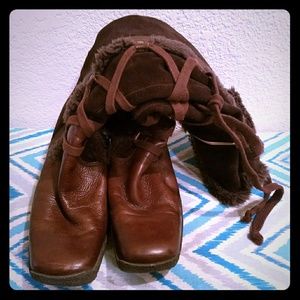 Chocolate Brown/Suede boots