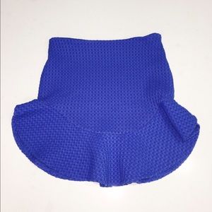 ZARA Trafaluc Bright Blue Skirt