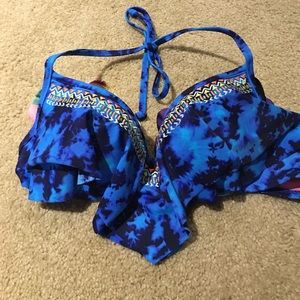 PINK push-up bathing suit top