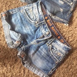 Rock revival Denim shorts size 28