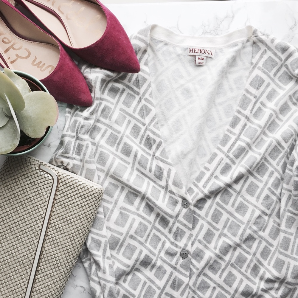 Merona Plaid Cardigan