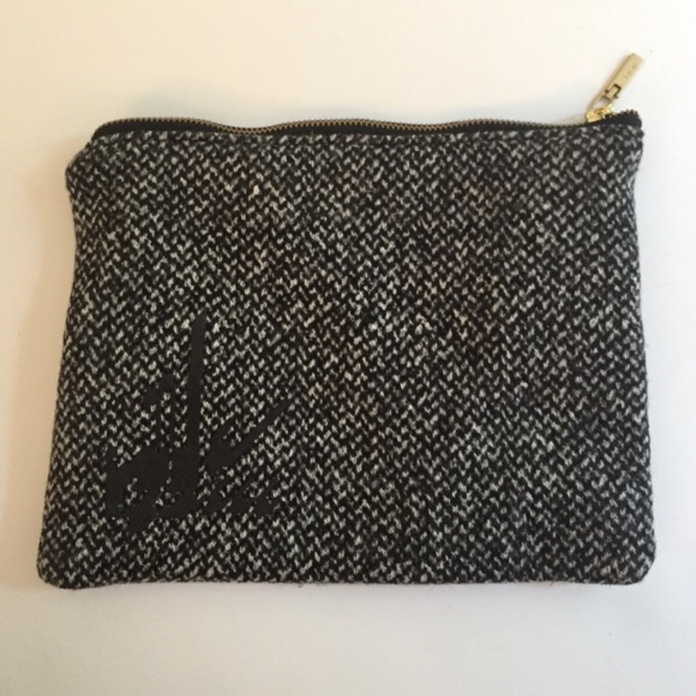 Designer Houndstooth Clutch