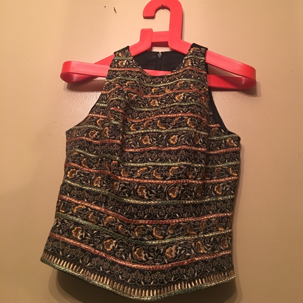 Embroidered top