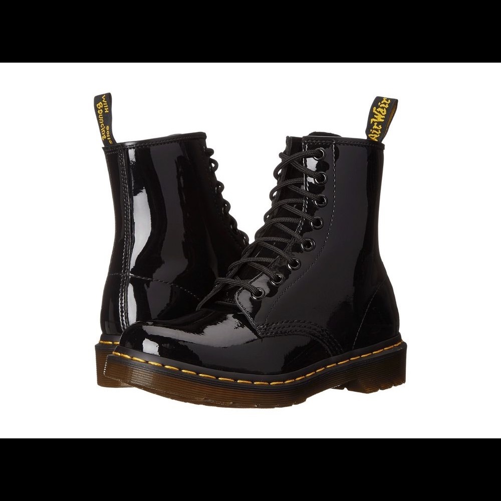 Dr. Martens 1460 patent leather 8 eye boots