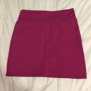 Fuchsia skirt