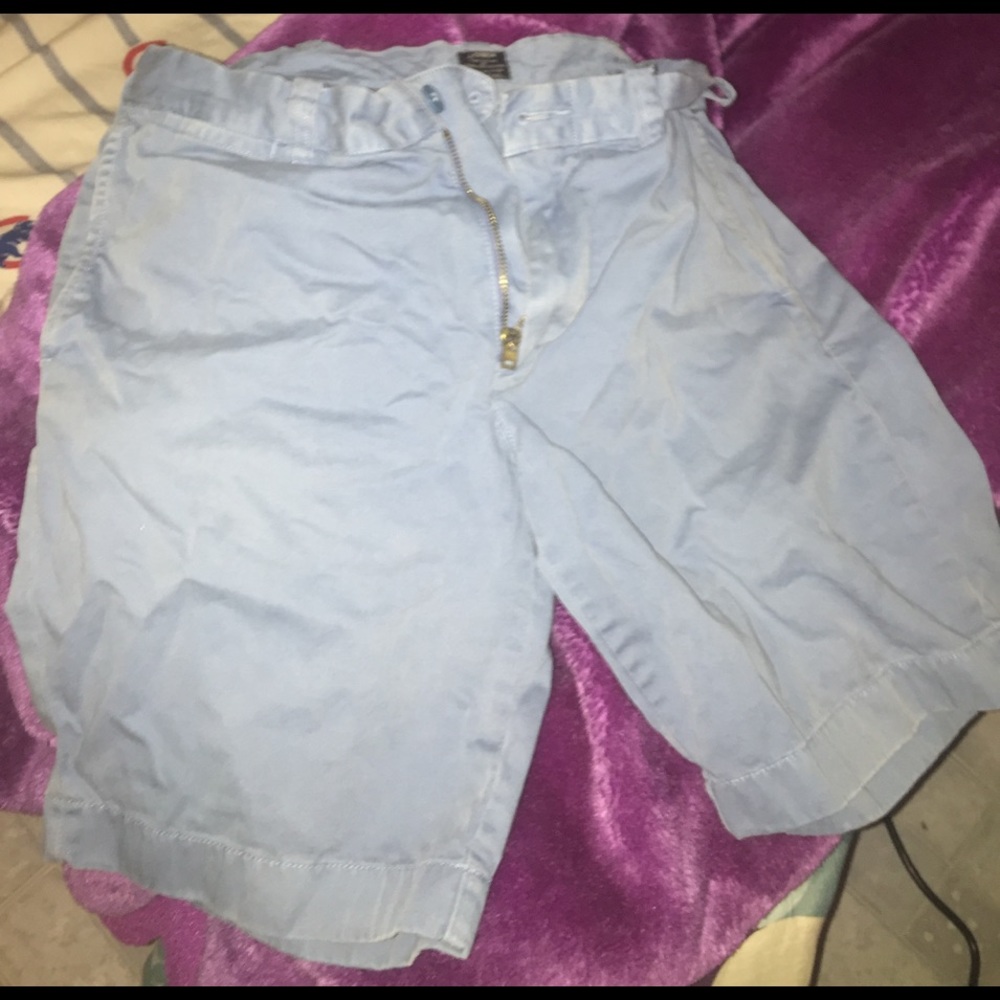 Blue shorts