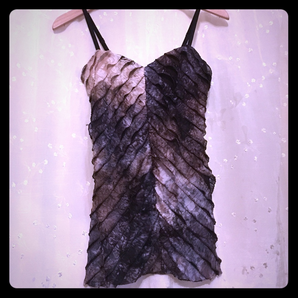 Size small Maurice's ruffle tank top