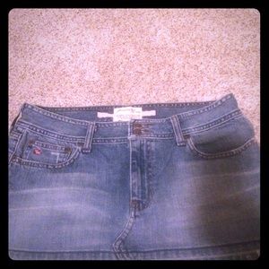 Ambercrombie and Fitch blue jean skirt