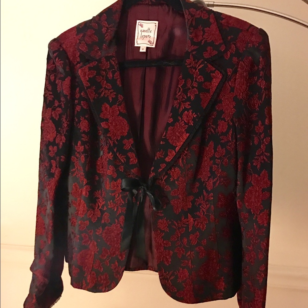 Nanette Lepore floral blazer