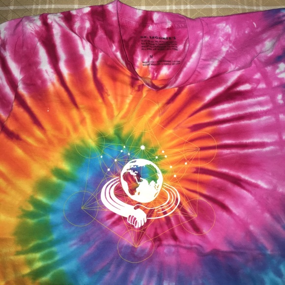 Dr. Bronner's Tie-Dye shirt •2nd Tie-Dye 2item Lot - Picture 1 of 5