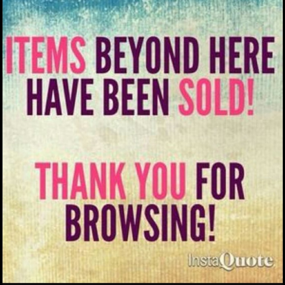Sold beyond here