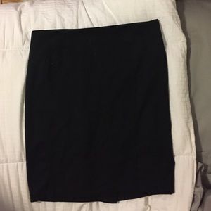 Black pencil skirt