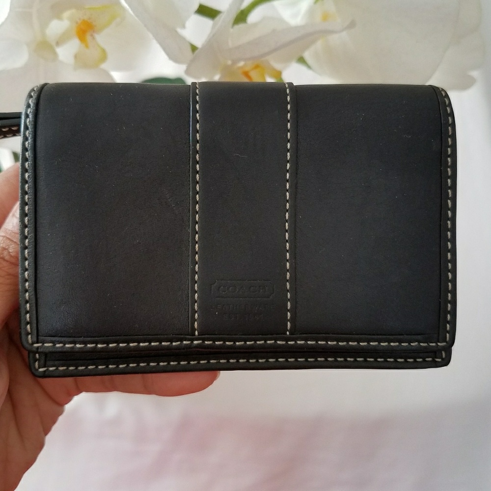 Leather Coach wallet