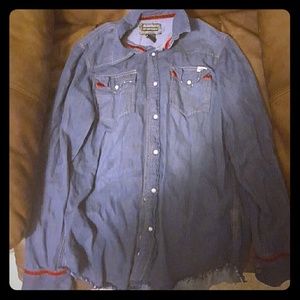 Jean H2O button up.. XS