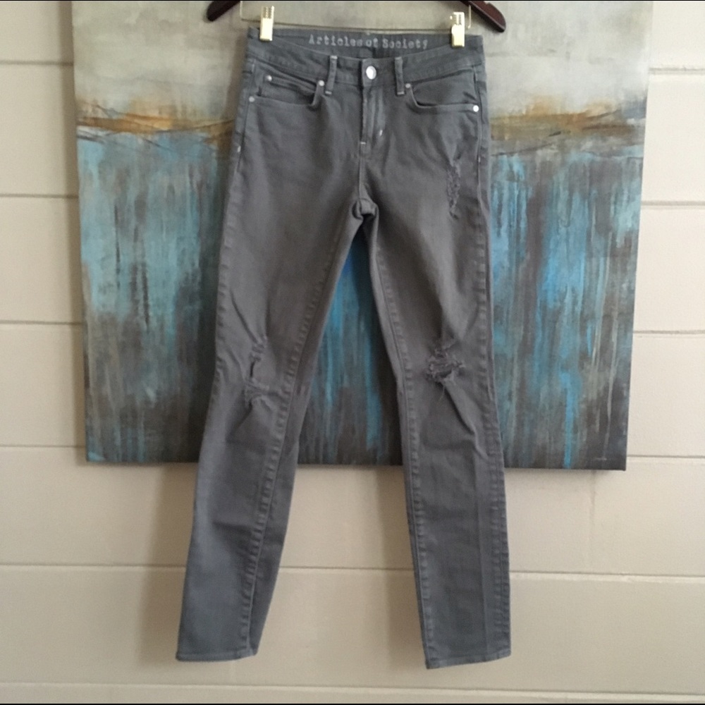 Articles Of Society Stretch Skinnies Size 25x30