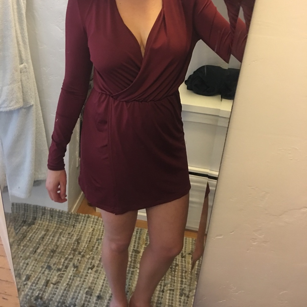 Dark Red Tobi Dress